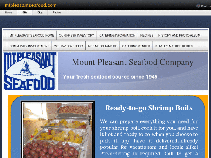 www.mountpleasantseafood.com