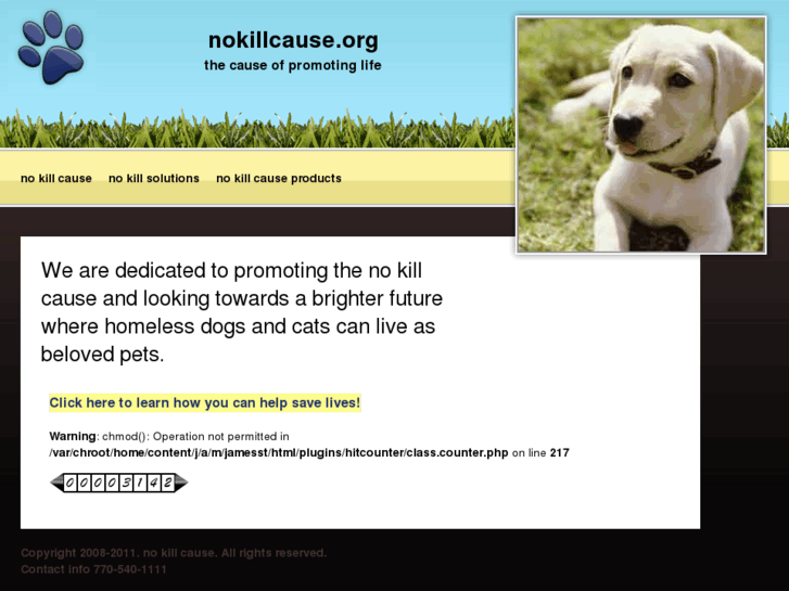 www.nokillcause.org