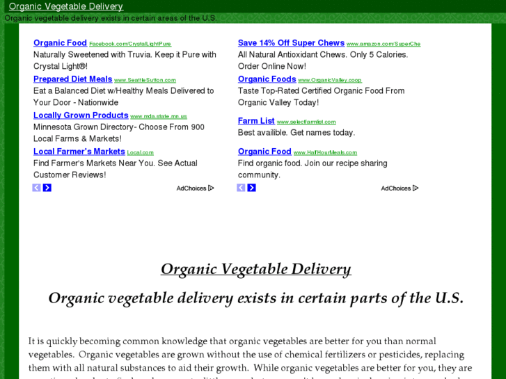 www.organicvegetabledelivery.com