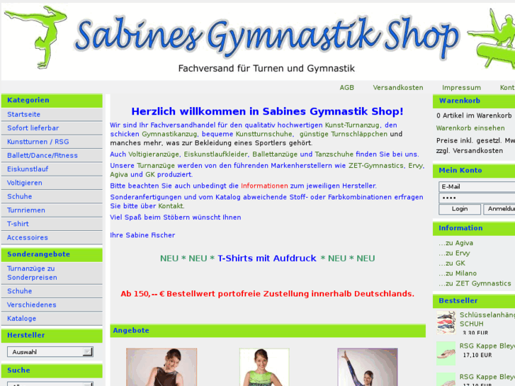 www.sabines-gymnastik-shop.com