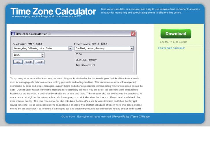 www.time-zone-calculator.com