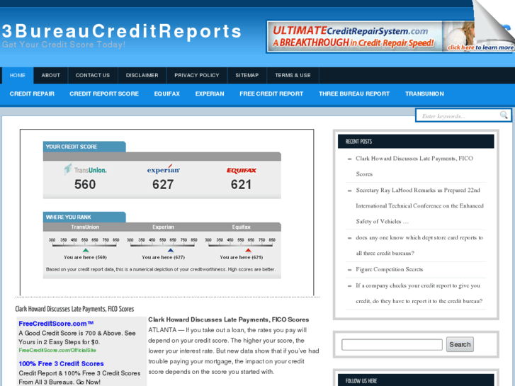 www.3bureaucreditreports.net