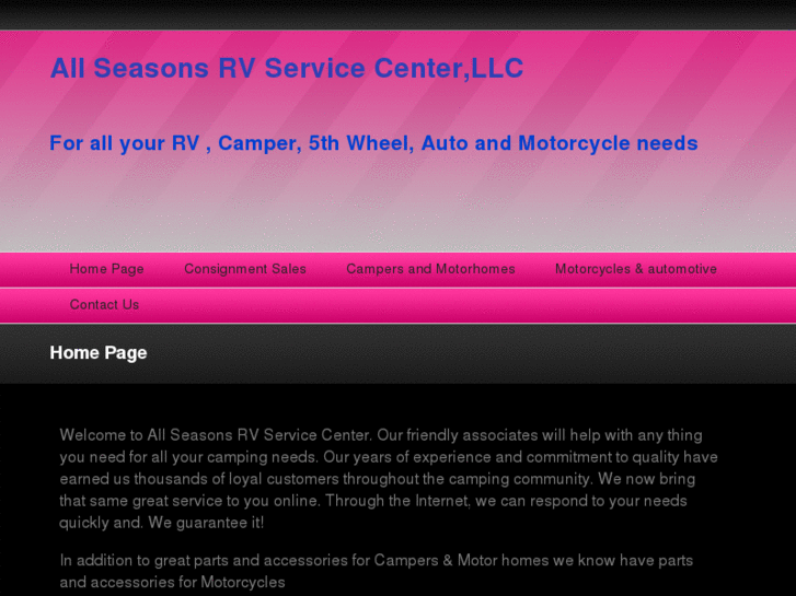 www.allseasonsrvservicecenter.com