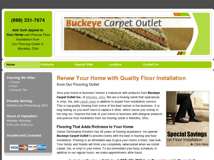 www.buckeyecarpetoutlet.com