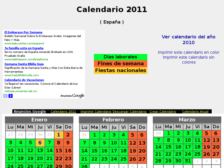 www.calendarioweb.es