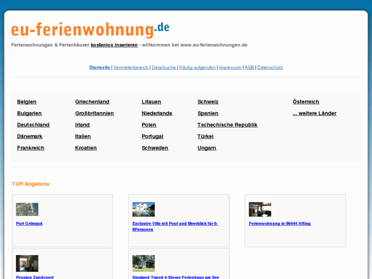 www.eu-ferienwohnungen.de