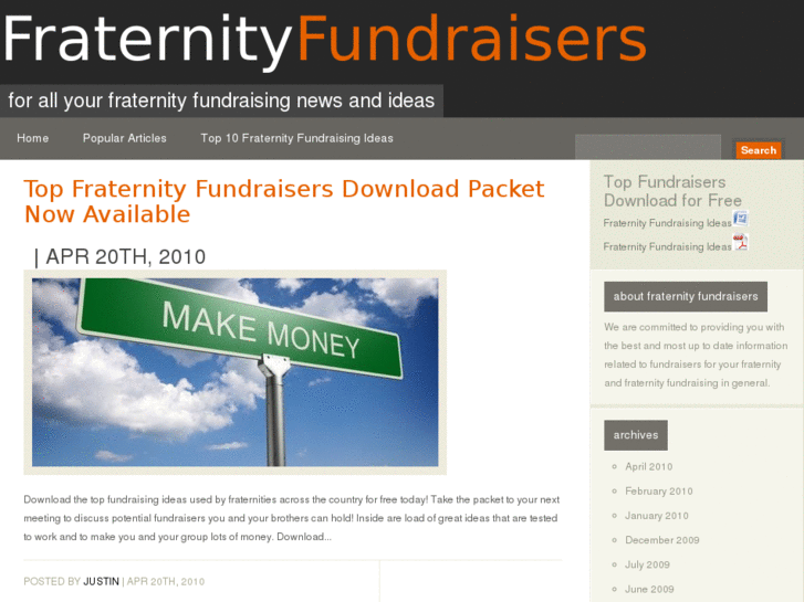 www.fraternityfundraisers.com