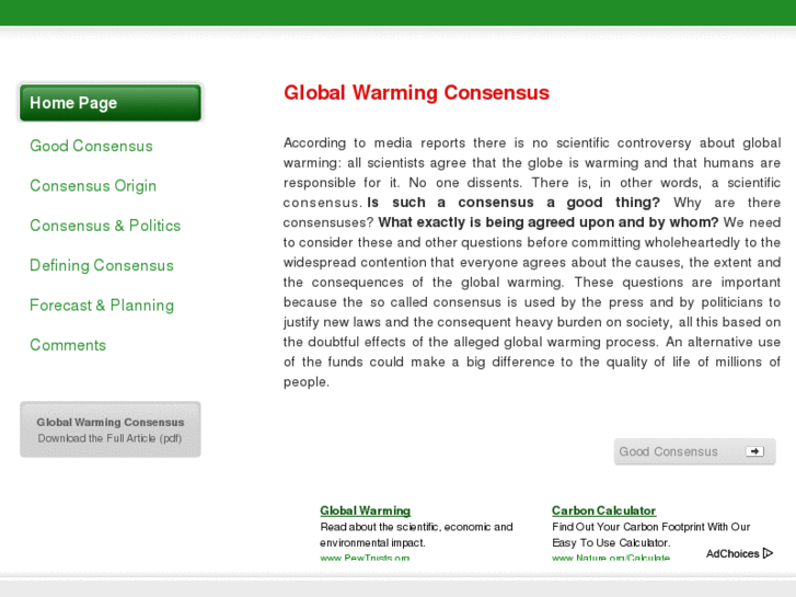 www.globalwarmingconsensus.com