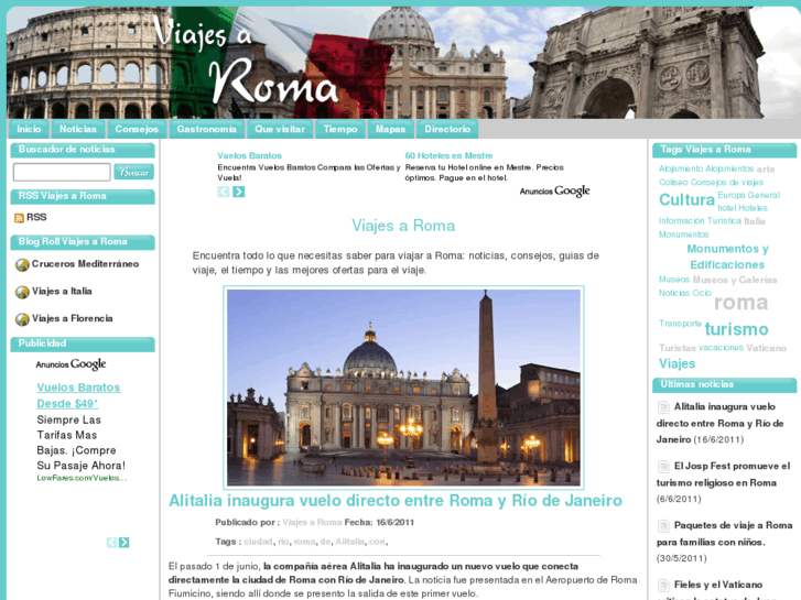 www.viajes-roma.net