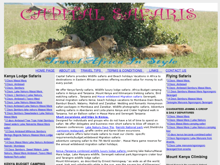 www.capitalsafaris.com