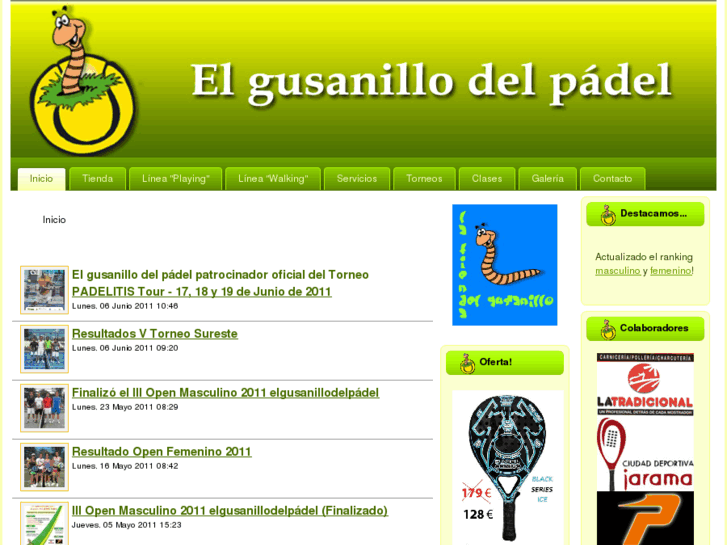 www.elgusanillodelpadel.com