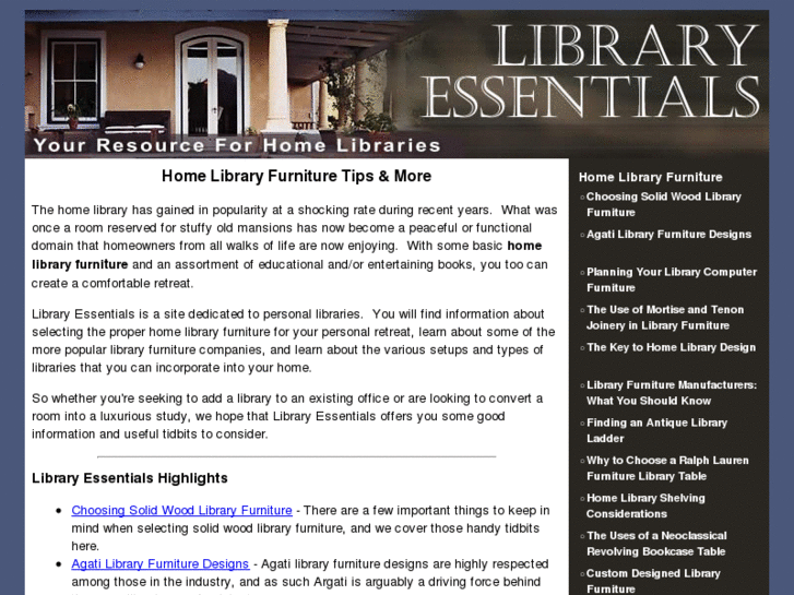 www.libraryessentials.com