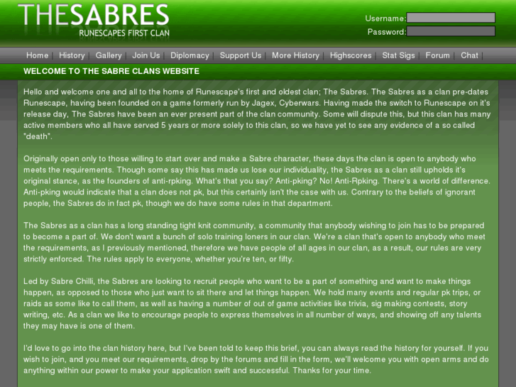 www.thesabreclan.com