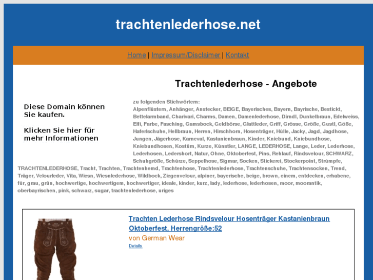 www.trachtenlederhose.net