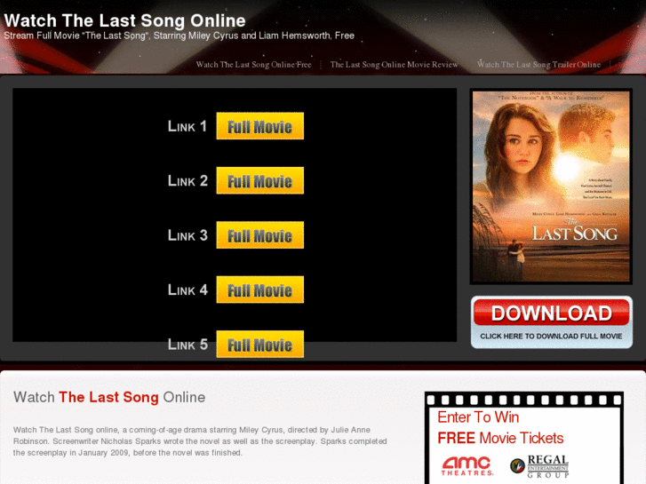 www.watchthelastsong.net