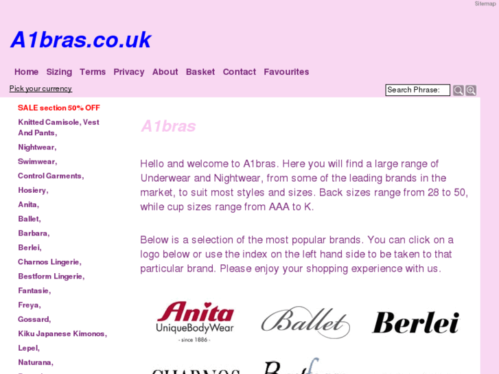www.a1lingerie.co.uk