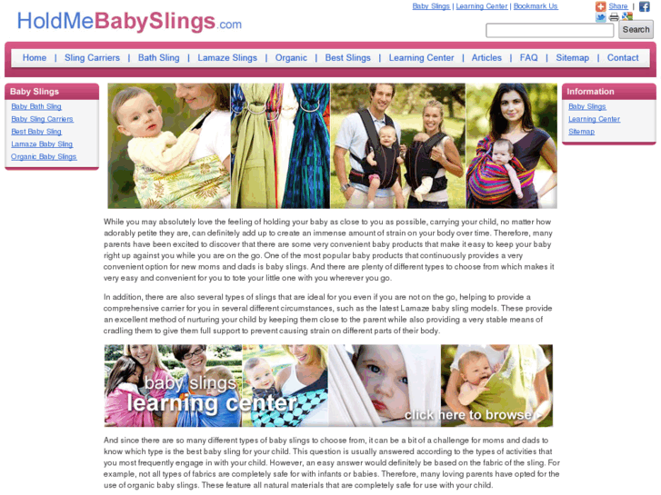 www.holdmebabyslings.com