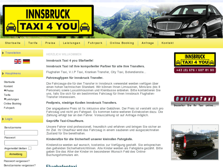 www.innsbruck-taxi4you.com