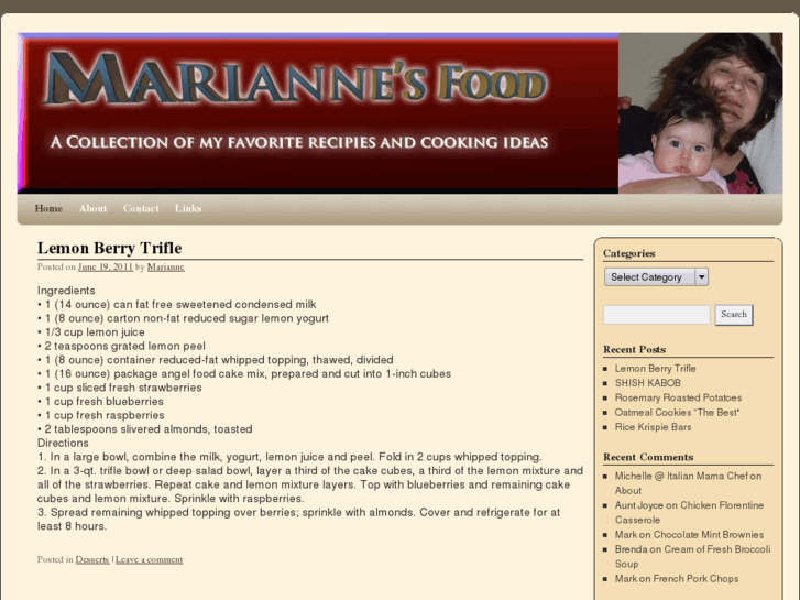 www.mariannesfood.com