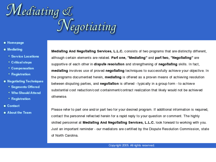 www.mediatingandnegotiating.com