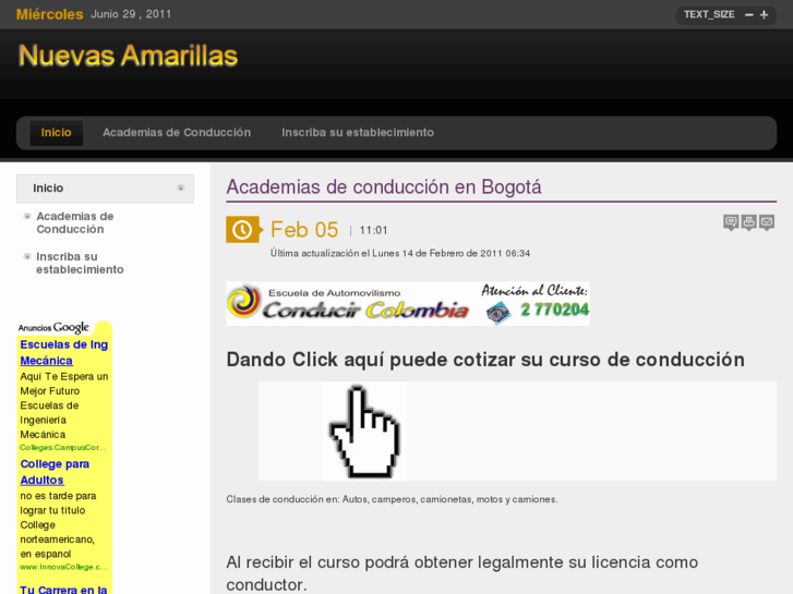 www.nuevasamarillas.com