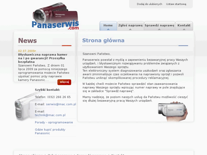 www.panaserwis.com