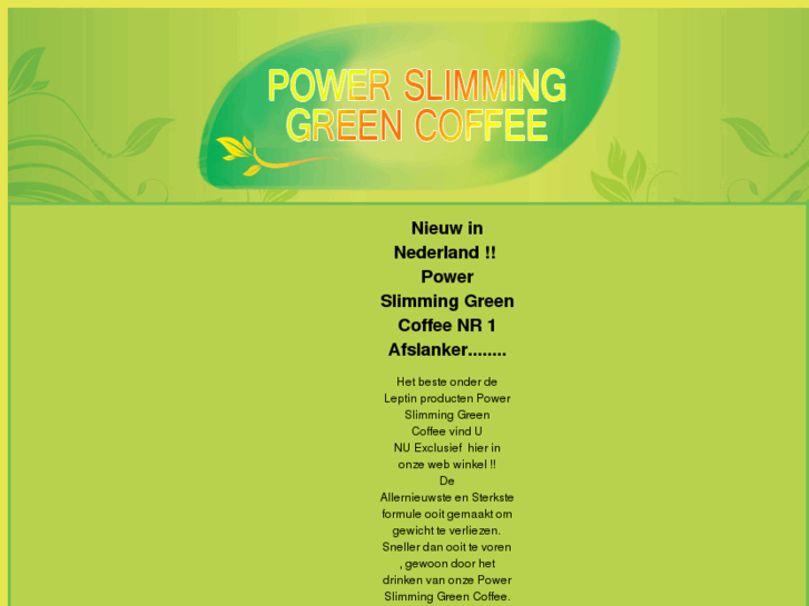 www.powerslimming-greencoffee.nl