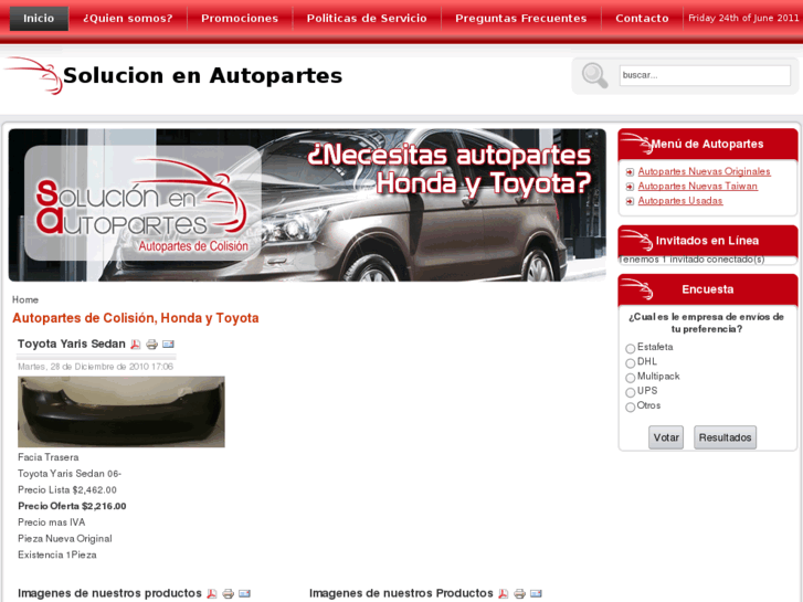 www.solucionenautopartes.com