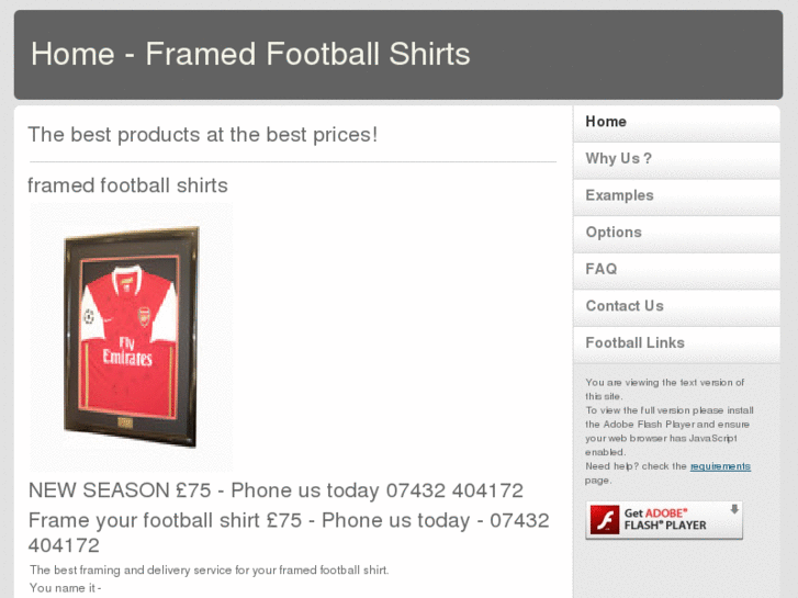 www.framedfootballshirts.com