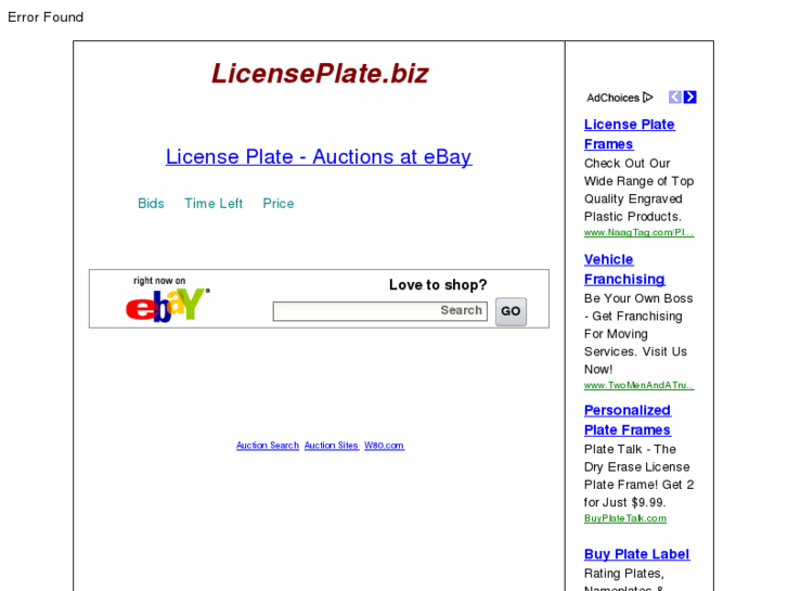www.licenseplate.biz