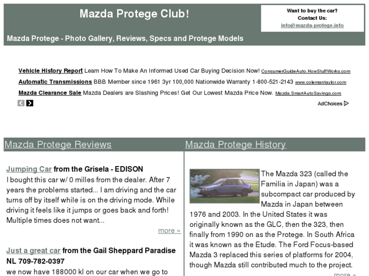 www.mazda-protege.info
