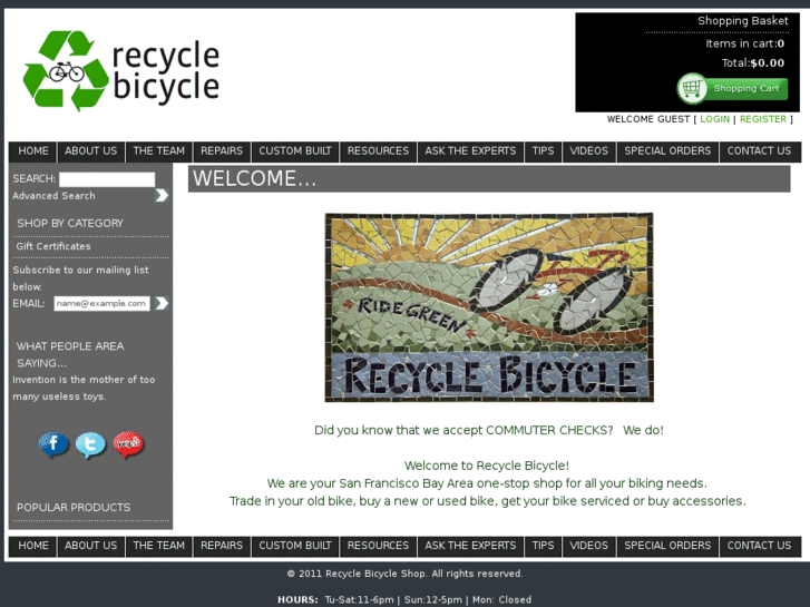 www.recyclebicycleshop.com