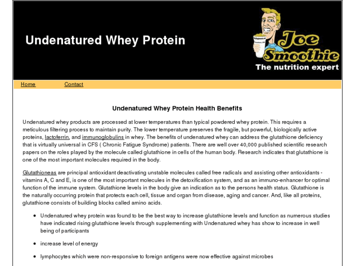 www.undenaturedprotein.com