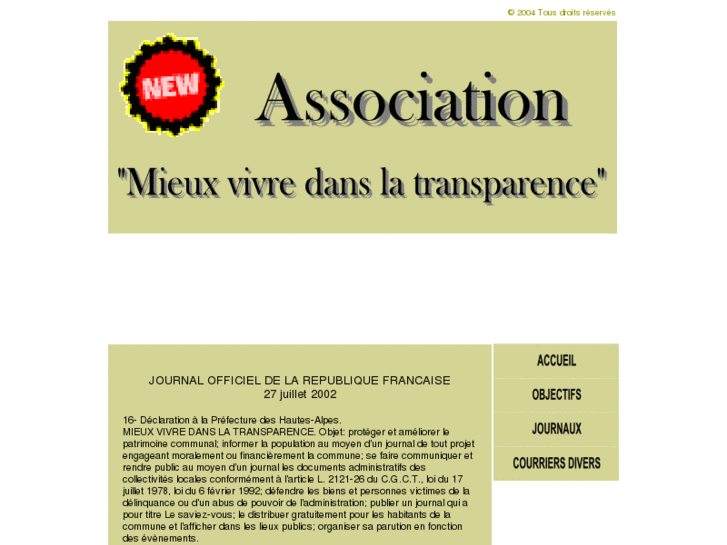 www.associationmieuxvivredanslatransparence.fr