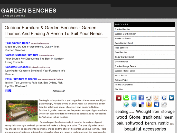 www.gardenbenchcenter.com