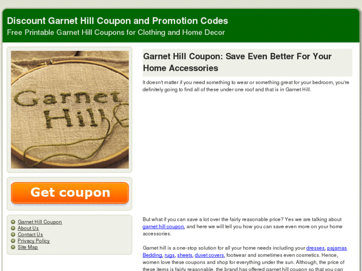 www.garnethillcoupon.info