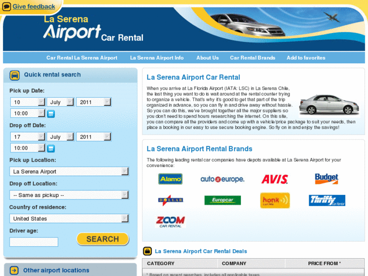 www.laserenaairportcarrental.com