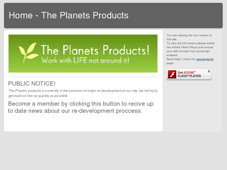 www.planetsproducts.com