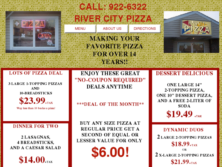 www.rivercitypizza.com