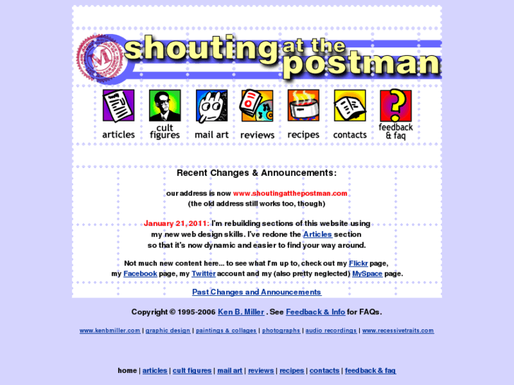 www.shoutingatthepostman.com