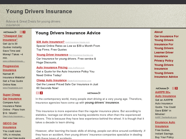 www.youngdriversinsurancequote.com