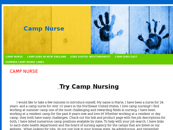 www.campnurse.info