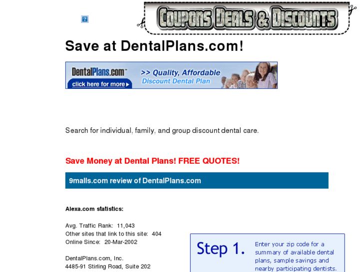 www.dentalinsurancecoverage.com