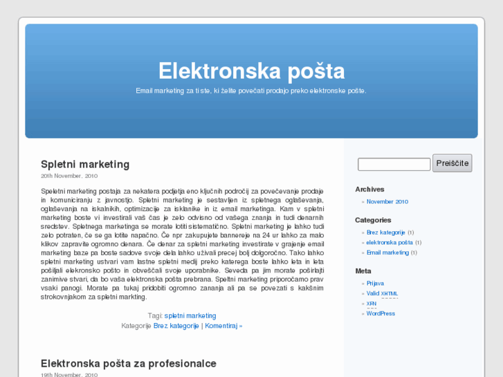 www.elektronskaposta.net