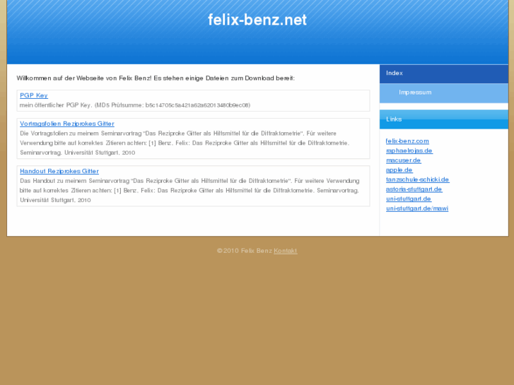 www.felix-benz.net