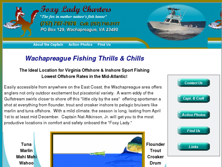 www.foxylady-charters.com