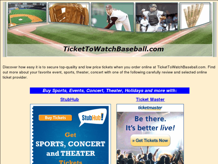 www.tickettowatchbaseball.com