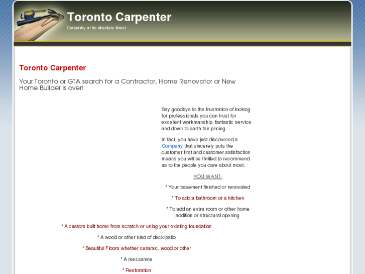 www.torontocarpenter.net