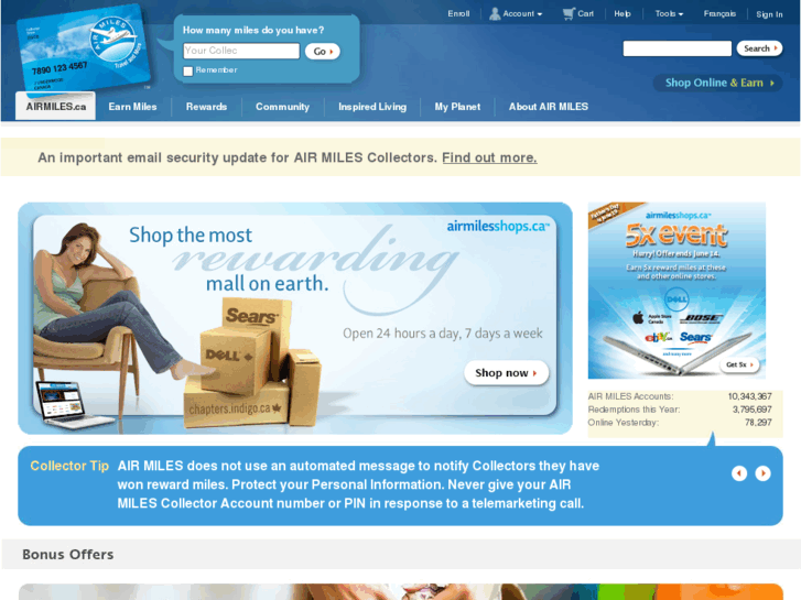 www.airmiles.ca