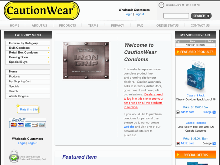 www.cautionwearcondoms.com